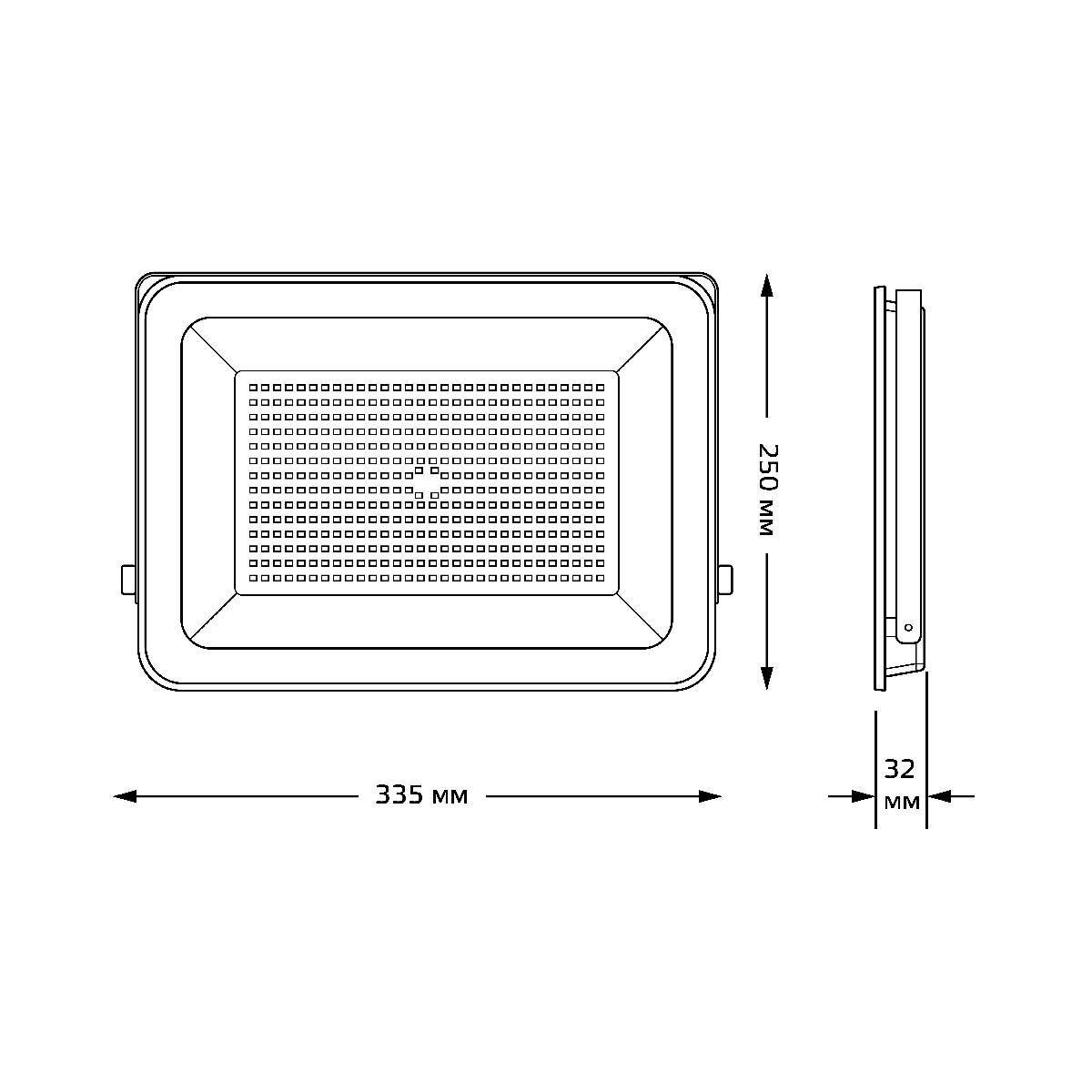 Прожектор светодиодный Gauss 150W 613100150