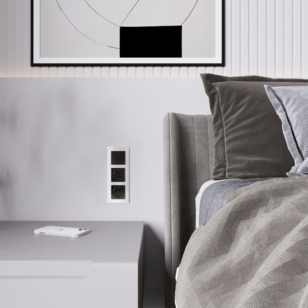 Выключатель одноклавишный проходной Werkel 4690389197628 W1112048 a064035