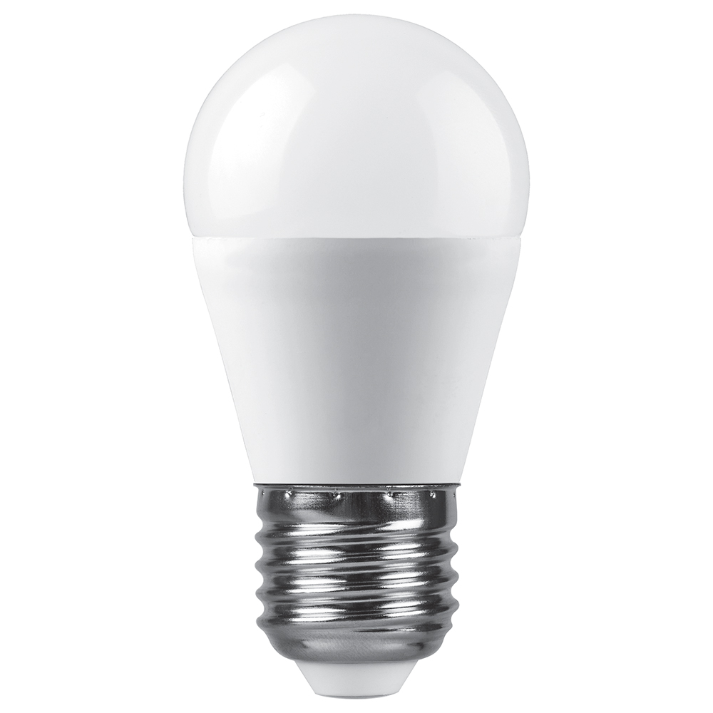 Лампа светодиодная Saffit SBG4520 шар матовый E27 20W 230V 6400K 55278
