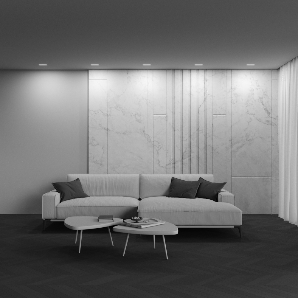 Встраиваемый светильник Maytoni Basis DL066-12W3-6K-TRS-W