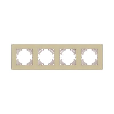 Рамка 4-постовая, золотой Kollinger Eleganz Acryl EA4GD