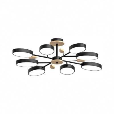 Люстра на штанге LED4U L3221-850 BK