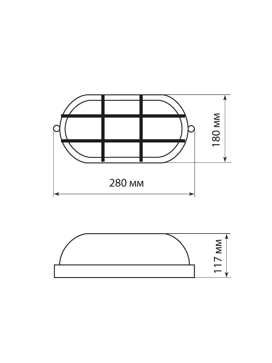 Настенно-потолочный светильник TDM Electric НПБ1202 SQ0303-0039