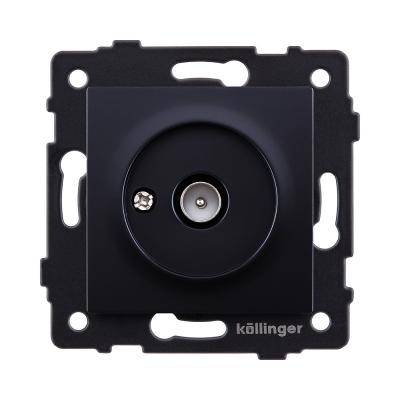 Розетка TV (папа), черный Kollinger REA-007BK для Aspekt, Eleganz, Reflex