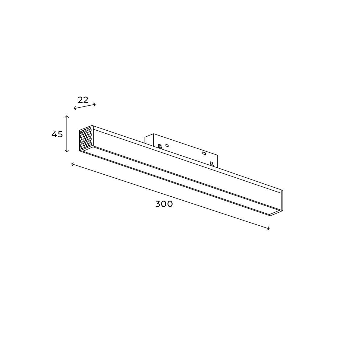 Трековый магнитный светильник Hesby Lighting ElDeko HSBL_0078