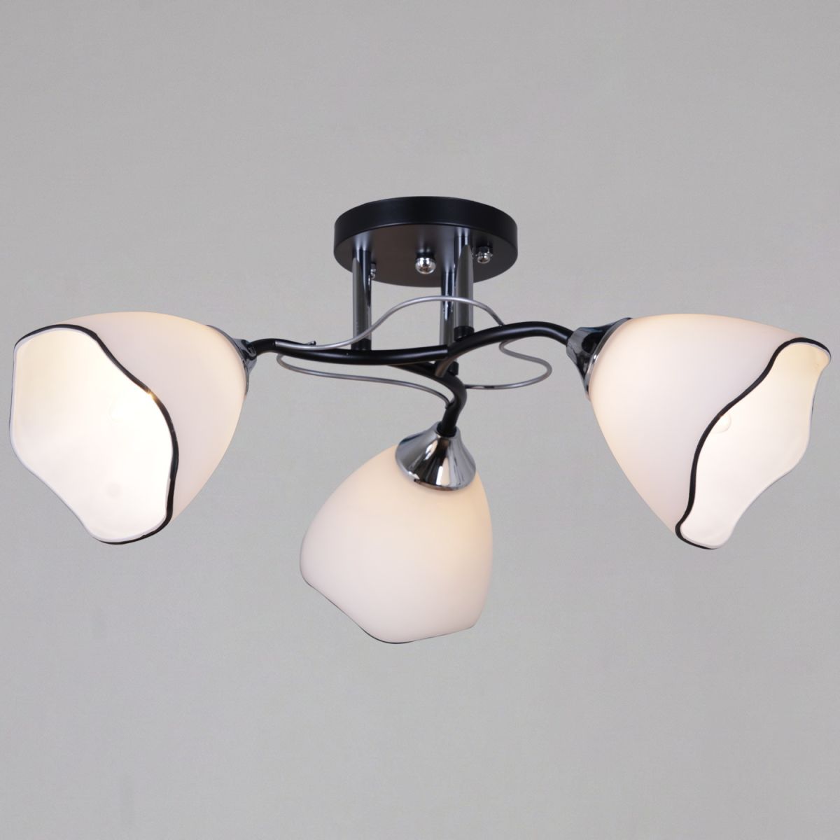 Потолочный светильник Reluce 79360-0.3-03 BK+CR