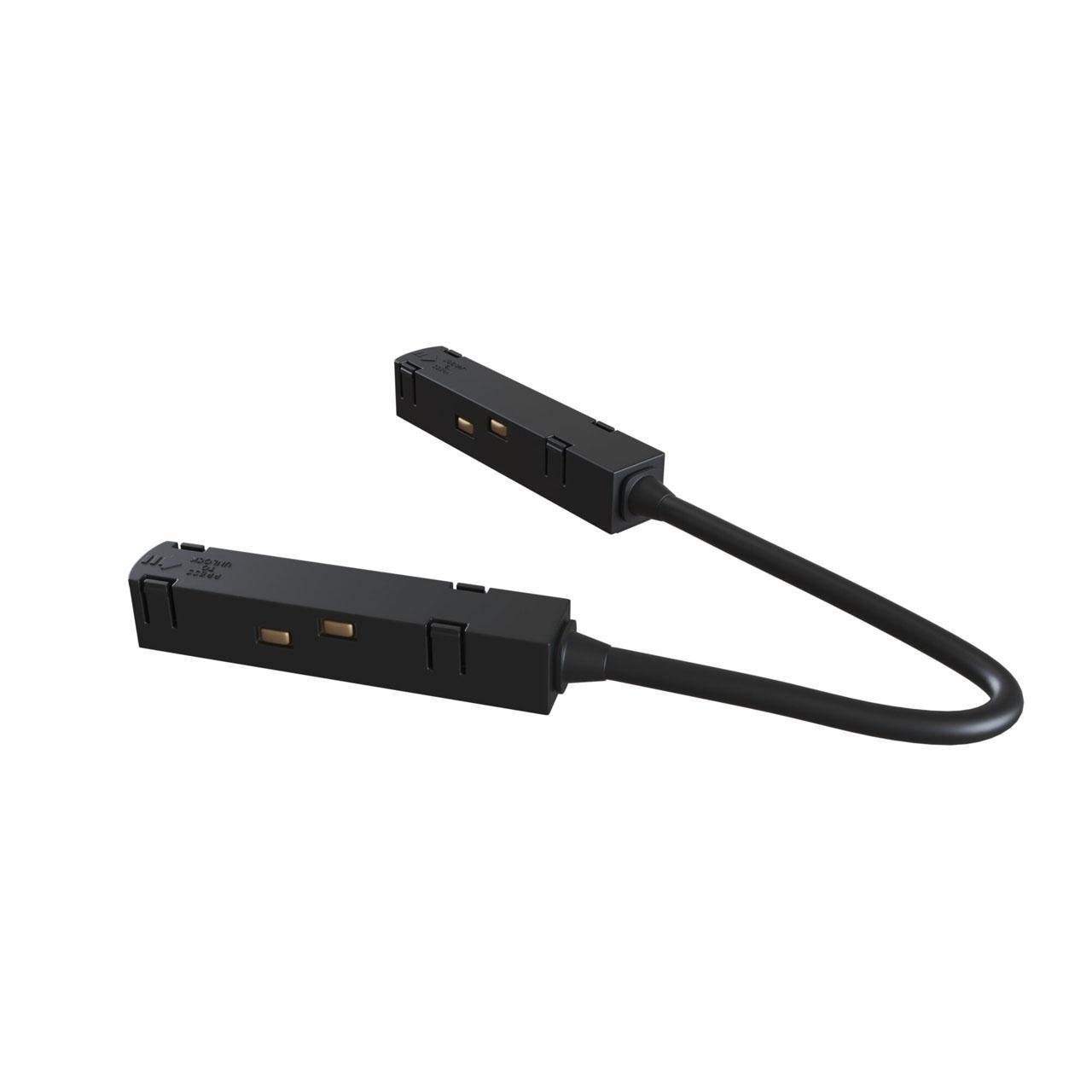 Угловой коннектор питания Maytoni Magnetic track system TRA004CPC-22B - Elektrostandard.net Угловой коннектор питания Maytoni Magnetic track system TRA004CPC-22B