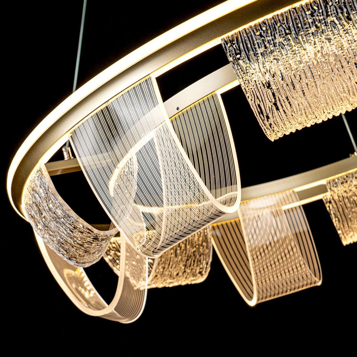 Подвесная люстра LED4U L7706-800 GD - Elektrostandard.net Подвесная люстра LED4U L7706-800 GD