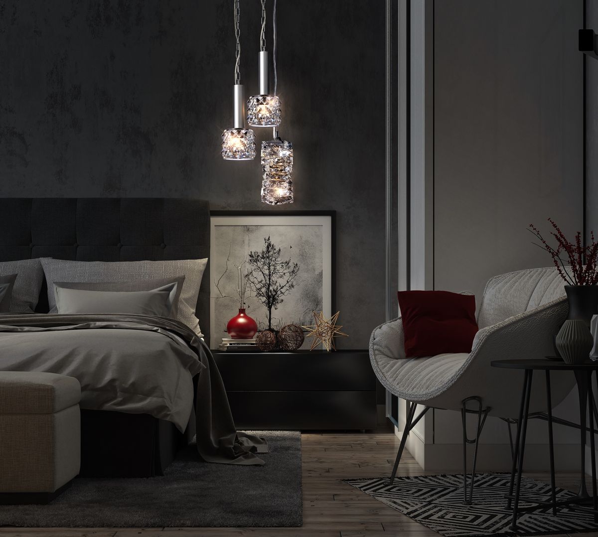 Подвесной светильник Maytoni Rock Me MOD027PL-01CH