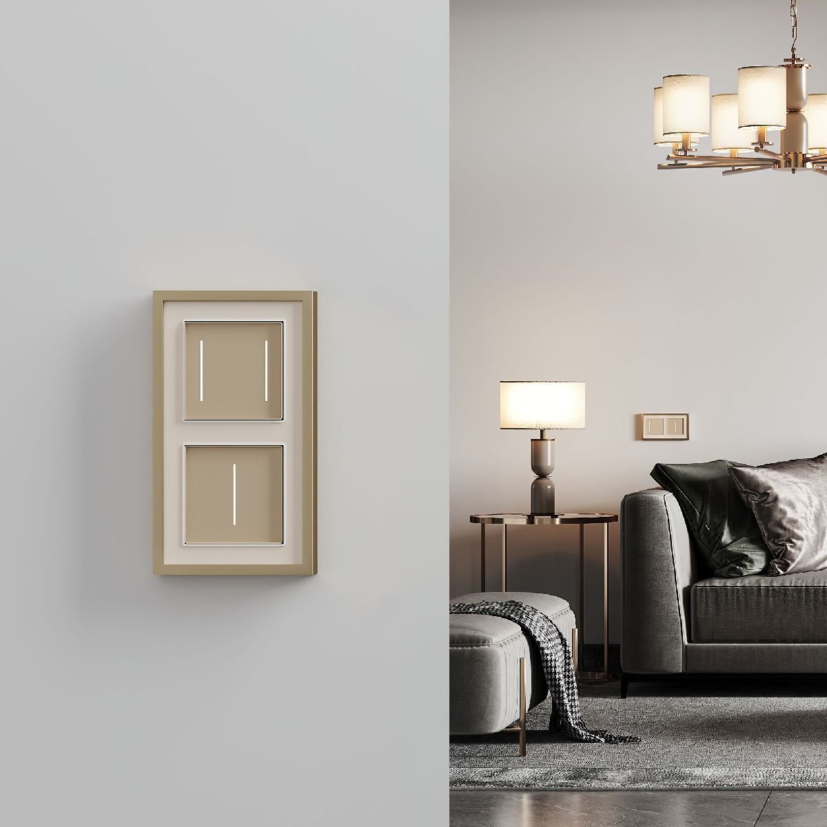 Сенсорный выключатель одноклавишный с подсветкой Werkel 4690389198014 W4512011 a063603