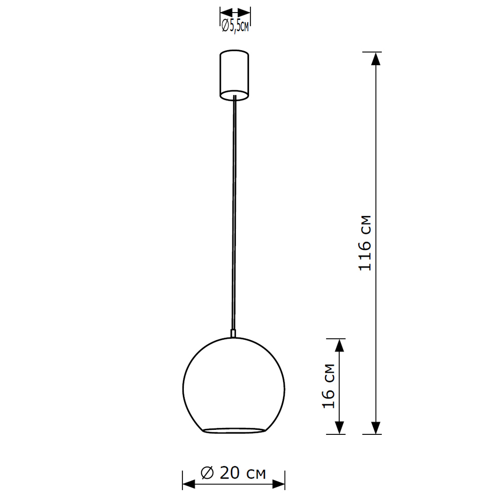 Подвесной светильник LightHall Aura 20 LH032012