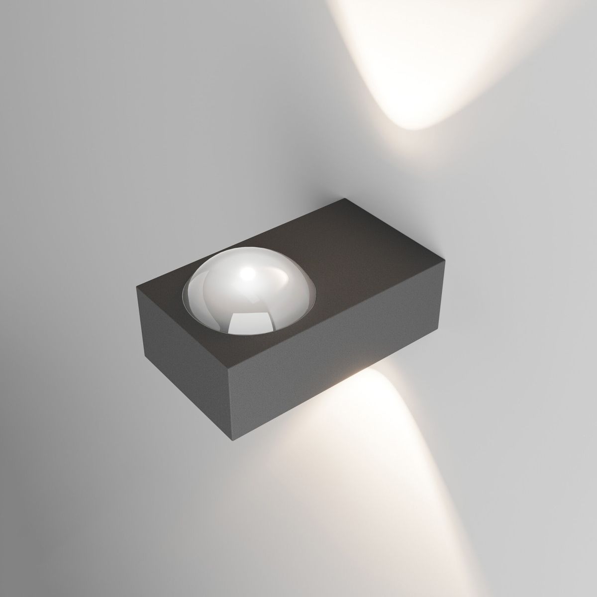 Уличный настенный светильник Elektrostandard Lenses серый 35191/W 4690389216459 a070452