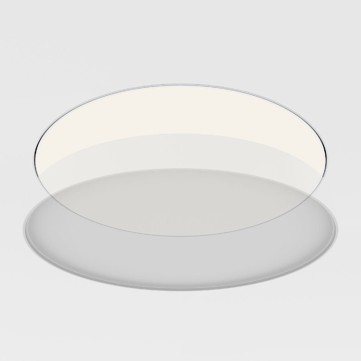 Рамка для встраиваемого светильника Maytoni Downlight DLA032-TRS90-W