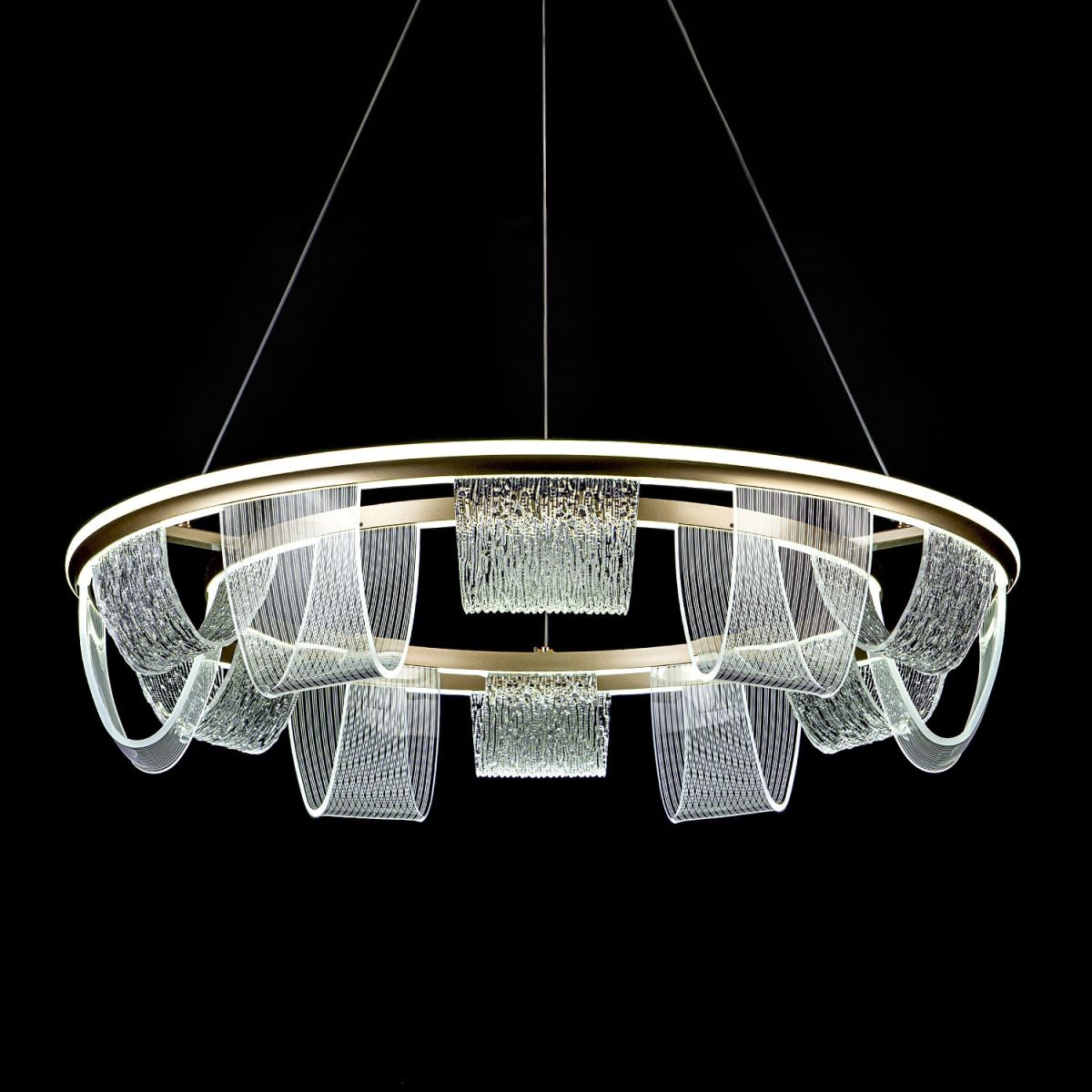 Подвесная люстра LED4U L7706-800 GD - Elektrostandard.net Подвесная люстра LED4U L7706-800 GD