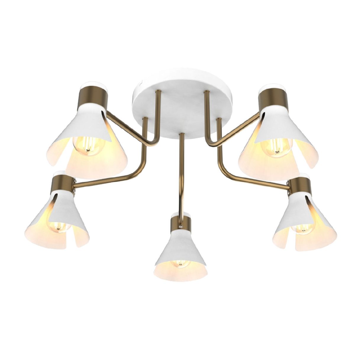 Потолочная люстра IMEX MD.8312-5-S-WH+AB