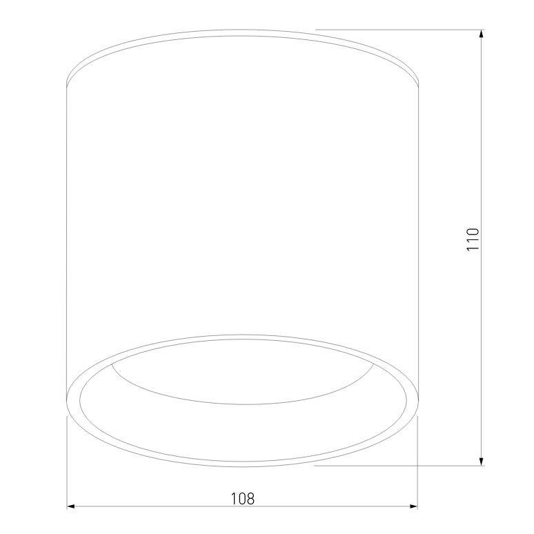 Уличный светодиодный светильник Elektrostandard Light Led 35132/H черный 4690389176975