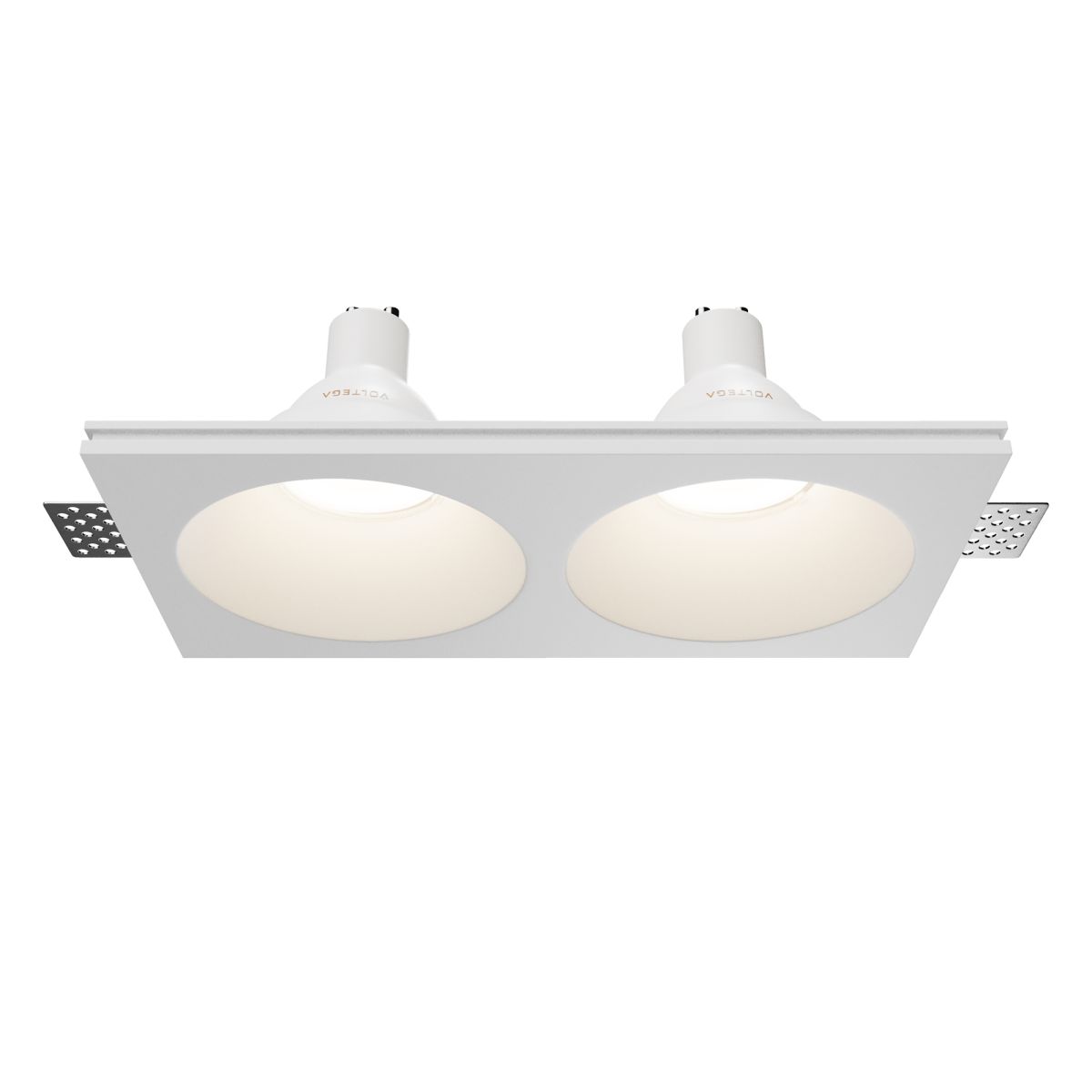 Встраиваемый светильник Maytoni Technical Gyps Modern DL129-GU10-02-W