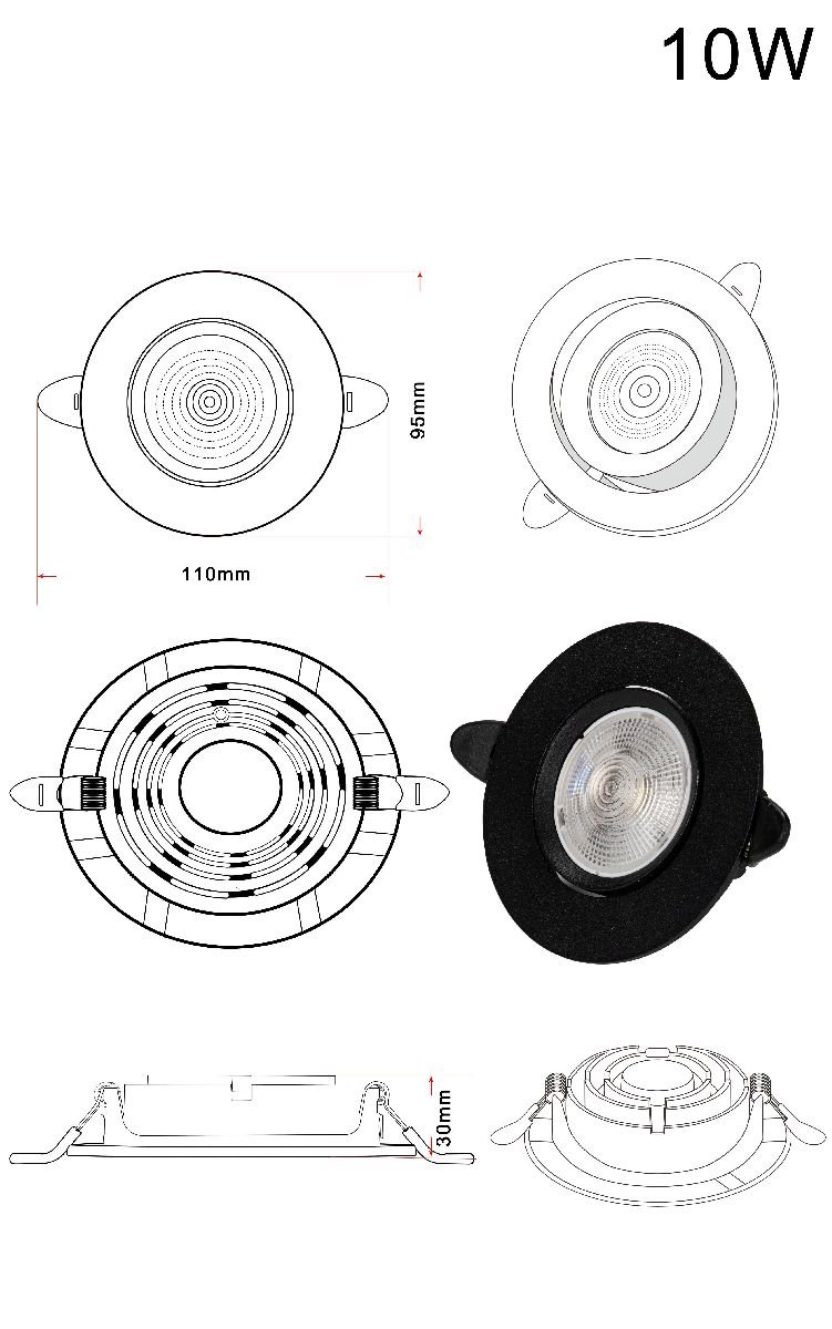 Встраиваемый светильник Zortes Raiz ZRS.57795.10