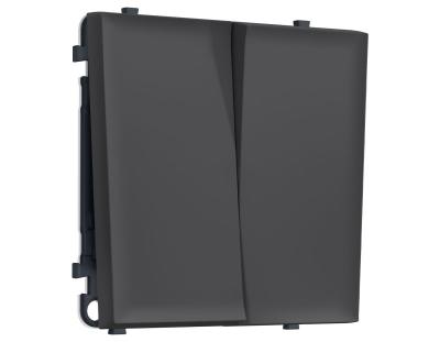 Комплект механизма 2-кл выключателя SIGMA Графит Мягкое касание 10A-250V QUANT PRO Ambrella Volt MS903010 (SP9030, PR115)