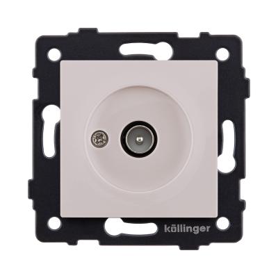 Розетка TV (папа), кашемир матовый Kollinger REA-007CM для Aspekt, Eleganz, Reflex