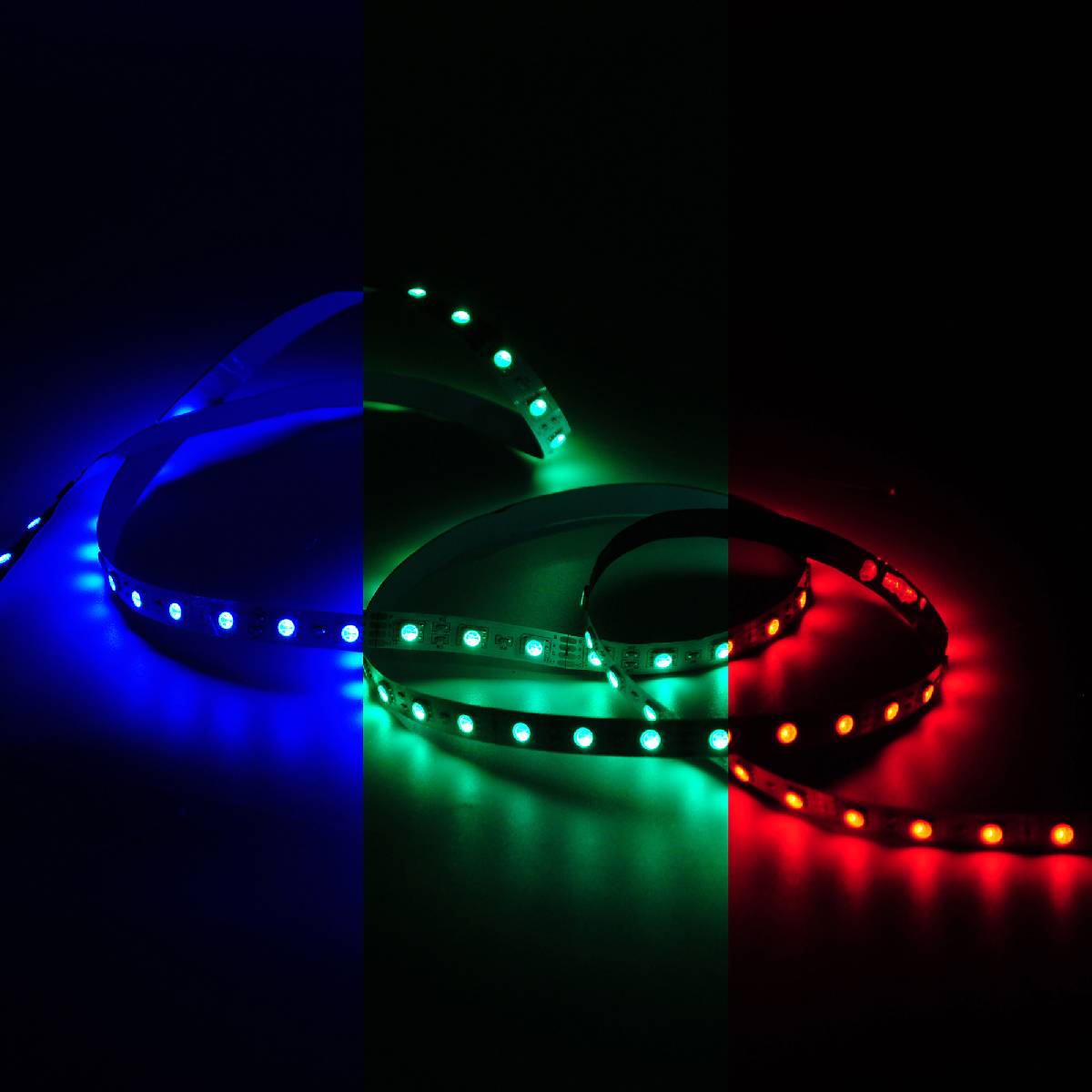 Светодиодная лента Gauss 12В 5050 10Вт/м RGBK 3м IP20 BT054
