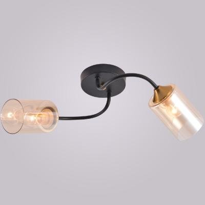 Потолочный светильник Reluce 01608-0.3-02 BK+BRASS Потолочный светильник Reluce 01608-0.3-02 BK+BRASS