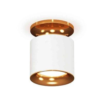 Комплект накладного светильника Ambrella light Techno Spot XS7401122 SWH/PYG белый песок/золото желтое полированное (N7929, C7401, N7014)