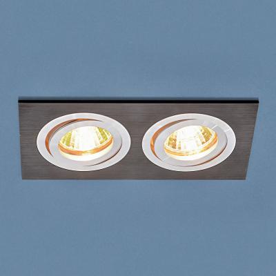 Встраиваемый светильник Elektrostandard 1051/2 BK черный 4690389083662 Встраиваемый светильник Elektrostandard 1051/2 BK черный 4690389083662