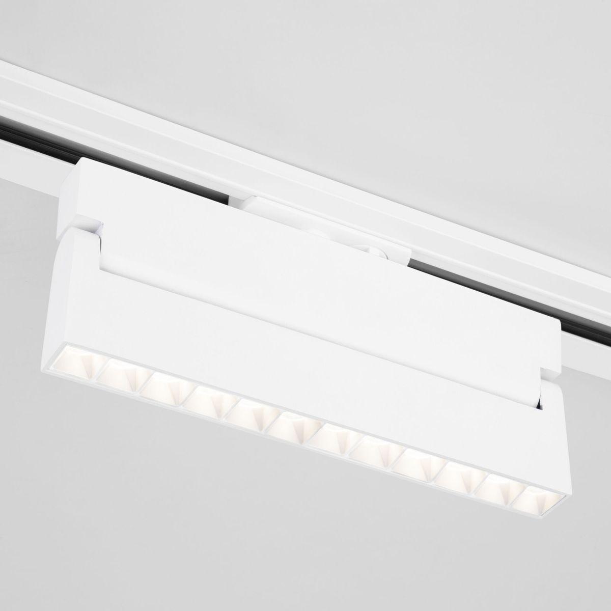 Трековый светодиодный светильник Elektrostandard Garda 85018/01 белый a057443