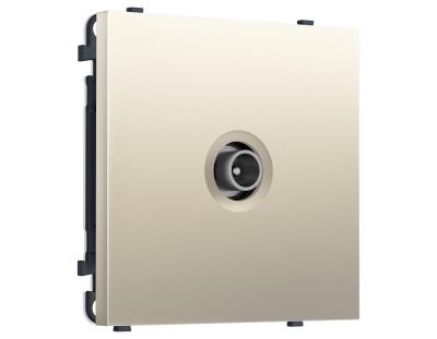 Комплект механизма TV розетки проходной SIGMA Шёлк 5-1000 MHz 4dB QUANT PRO Ambrella Volt MS553030 (SP5530, PR211)