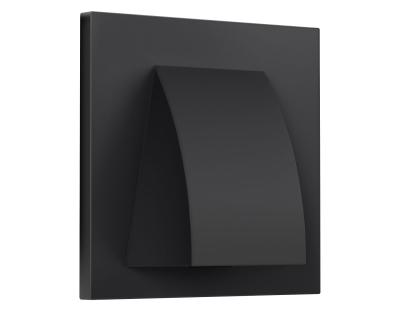 Лицевая панель SIGMA (Черный матовый) для вывода кабеля QUANT PRO Ambrella Volt SP8158