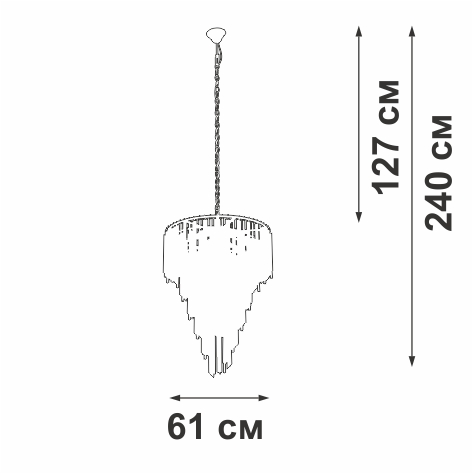 Подвесная люстра Vitaluce V5893-9/10
