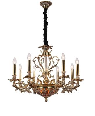 Подвесная люстра Lucia Tucci Firenze 1780.8.2 Antique Gold