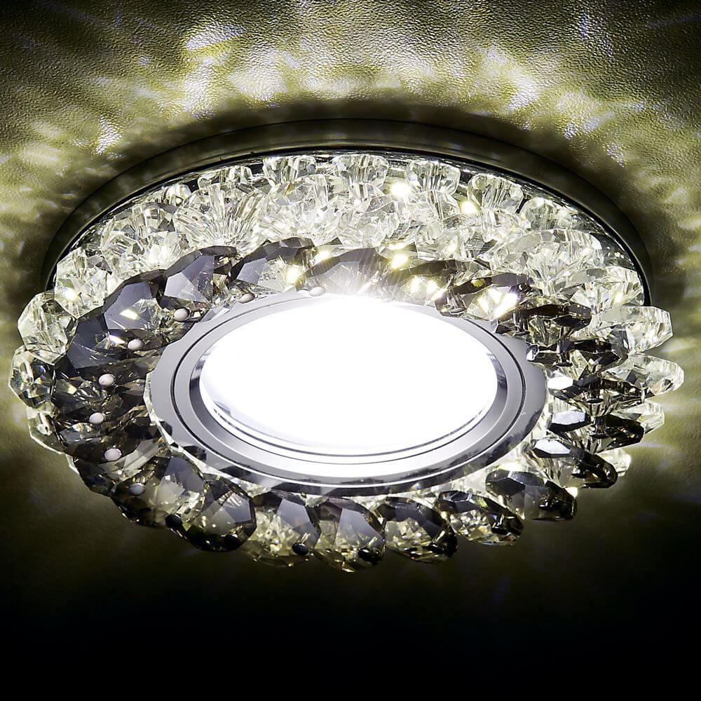Встраиваемый светодиодный светильник Ambrella light Led S701 CL/GD/WH - Elektrostandard.net Встраиваемый светодиодный светильник Ambrella light Led S701 CL/GD/WH
