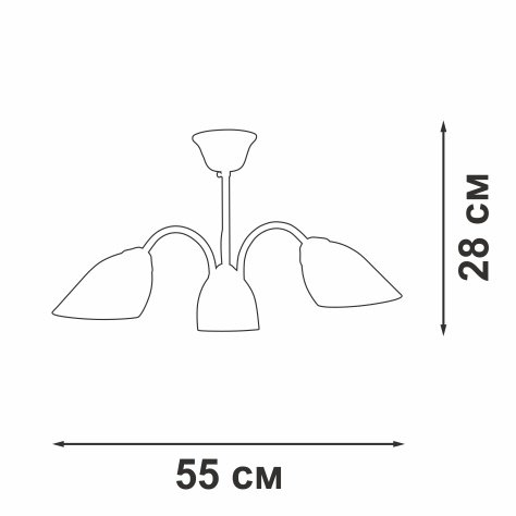 Люстра на штанге Vitaluce V3335-7/3PL