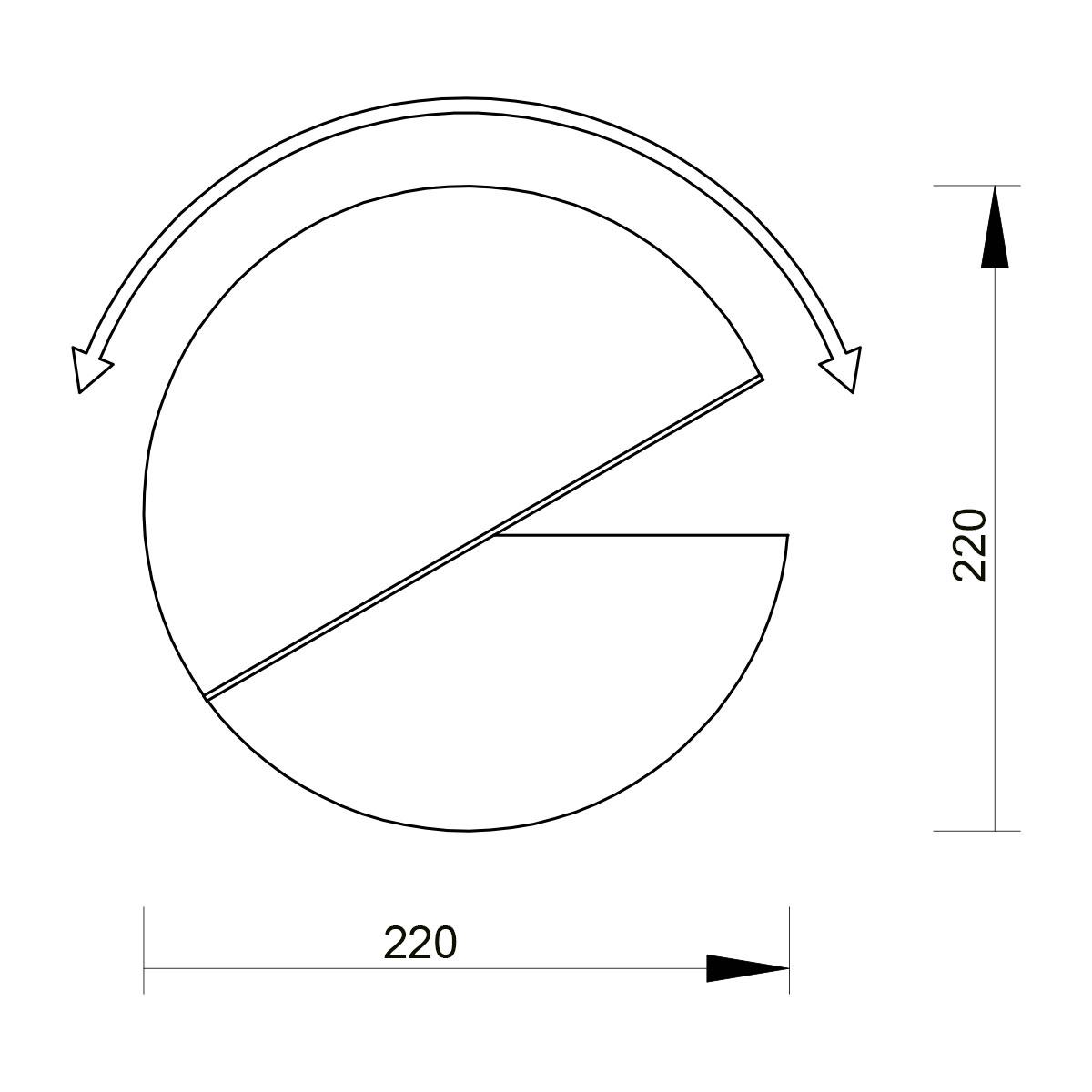 Подсветка Vele Luce Radar VL8292W11