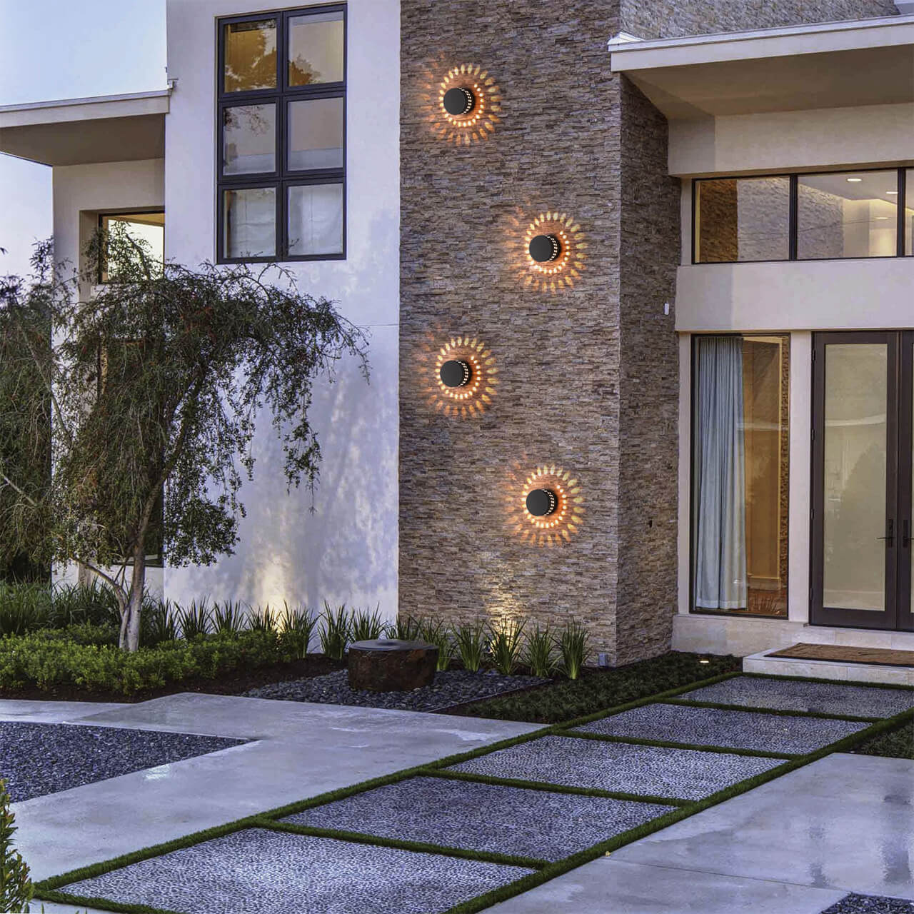 Уличный настенный светодиодный светильник Elektrostandard 1585 Techno LED Arkada 4690389116490