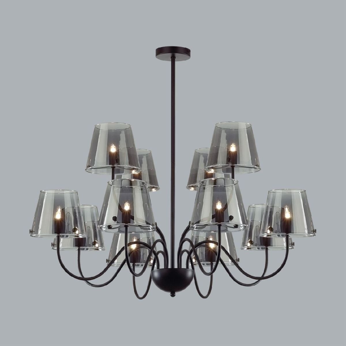 Люстра на штанге Lumion Smoky 6570/12C
