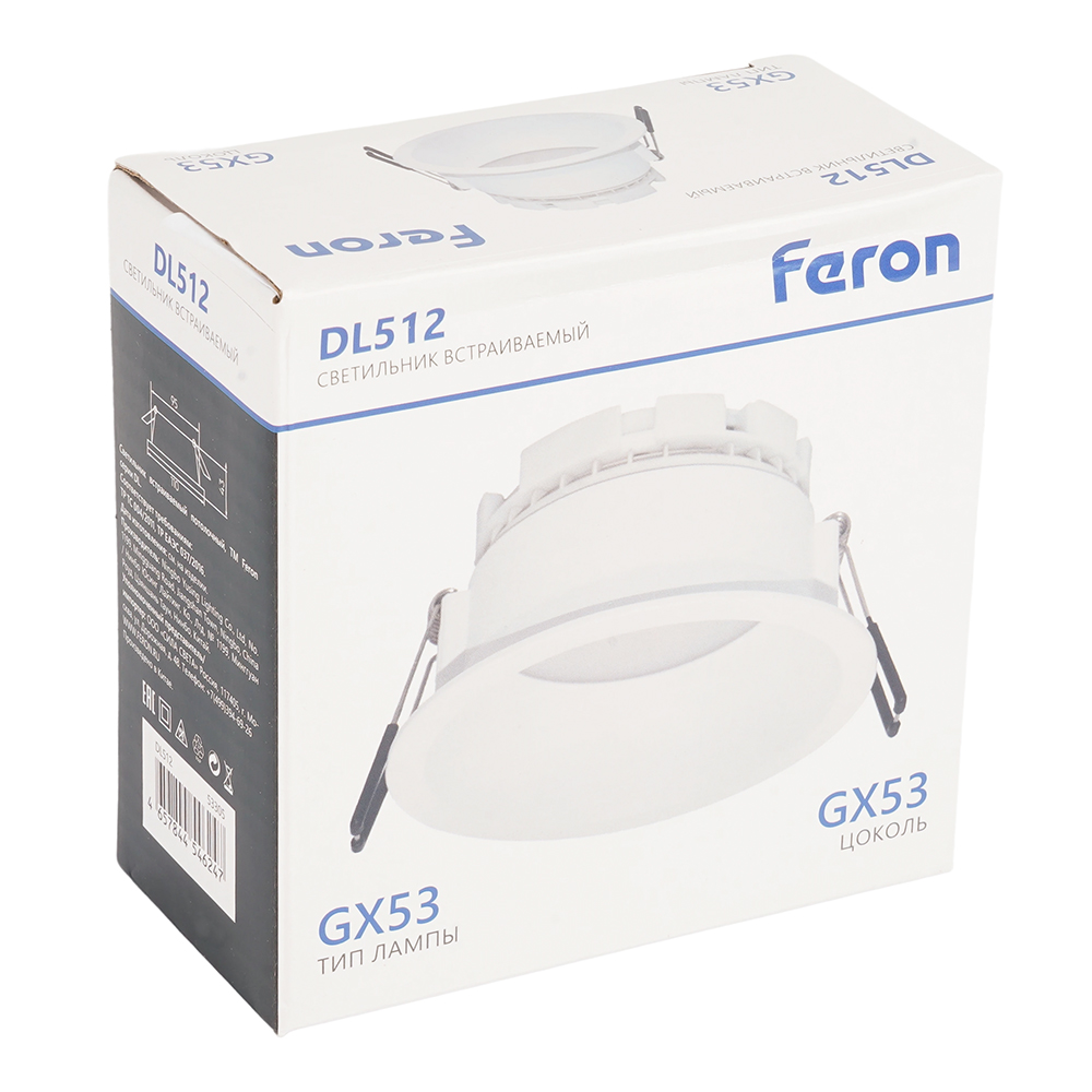 Встраиваемый светильник Feron DL512 53305