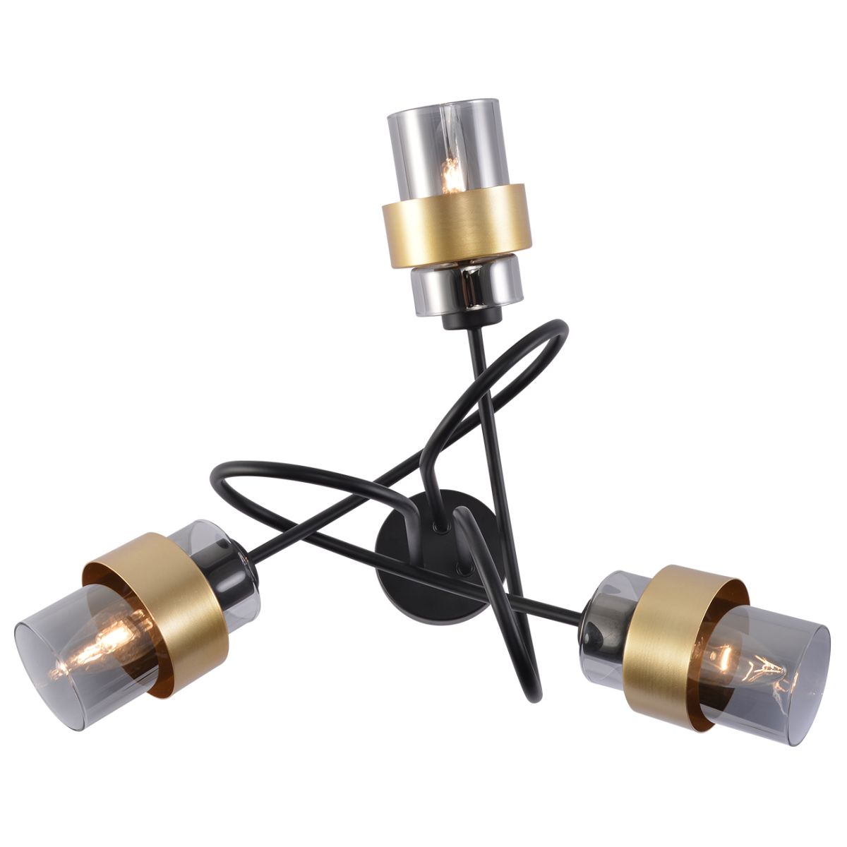 Потолочный светильник Escada Hurricane 1139/3P Black/Gold