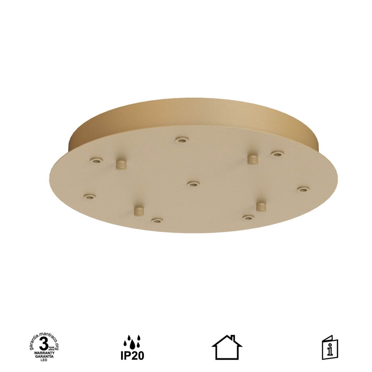 Подвесная люстра Mantra Arrecife 9368+9229 (8L)