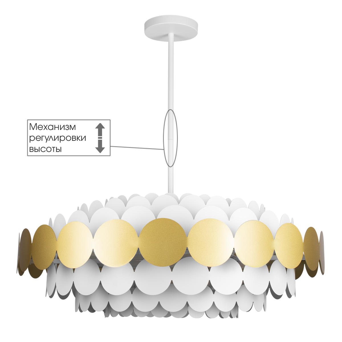 Люстра на штанге Loft IT Juicy 10310/M Gold