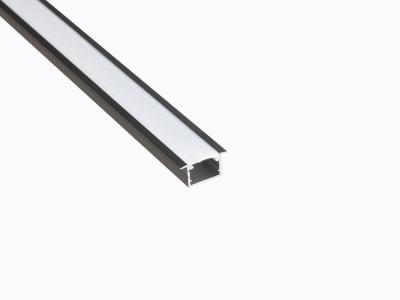Профиль врезной LEDS POWER СПВ17-2412 алюм. черный с призм.рассеивателем 2м 008462