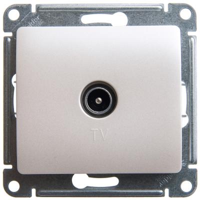 Розетка TV оконечная 1DB Systeme Electric Glossa Перламутр GSL000691