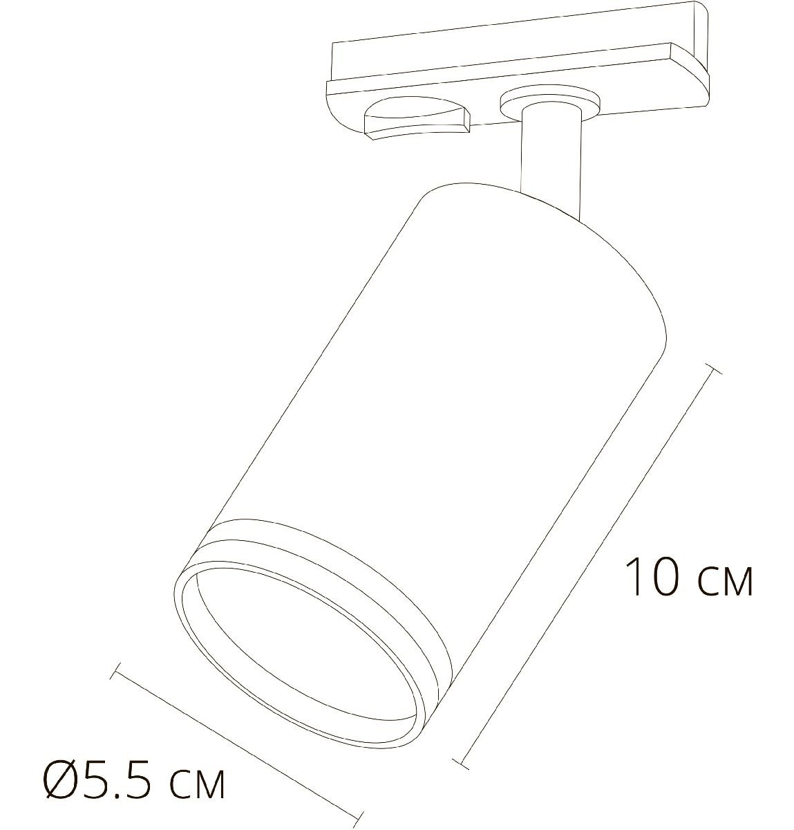 Трековый однофазный светильник Arte Lamp Imai A2364PL-1WH