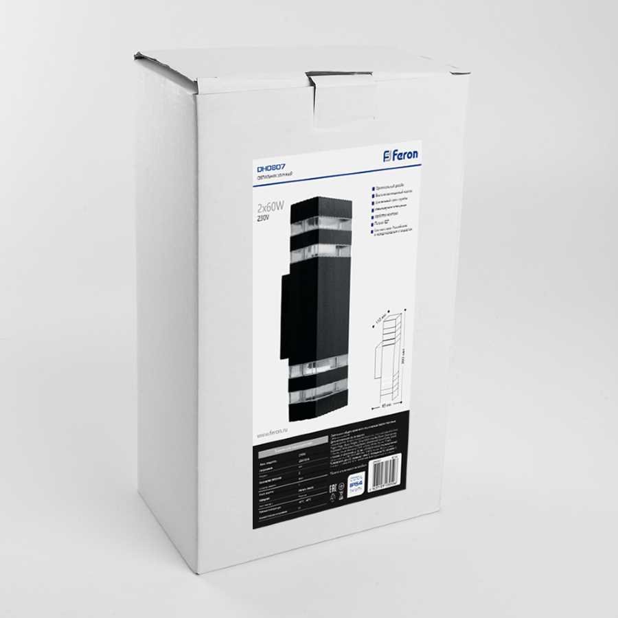 Уличный настенный светильник Feron Техно DH0807 41154