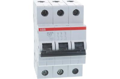 Автоматический выключатель ABB SH203L 3-полюсный C63 4.5кА
