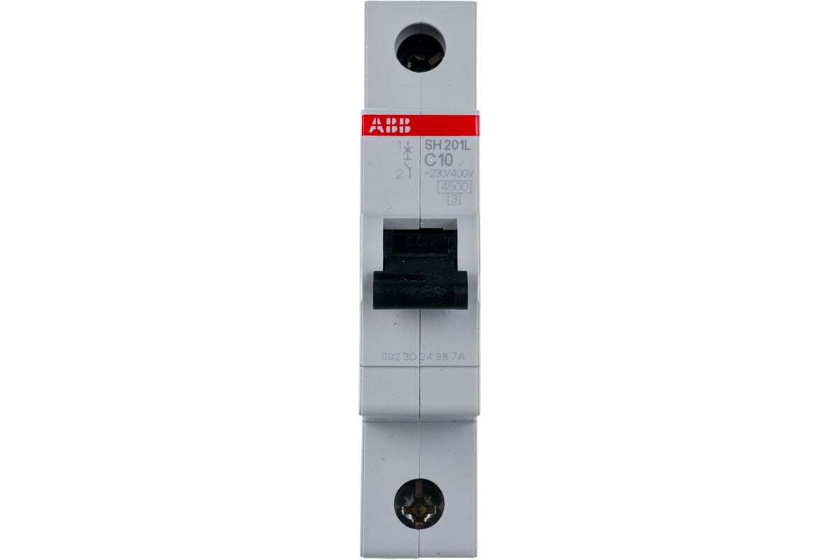 Автоматический выключатель ABB SH201L 1-полюсный C10 4,5кА