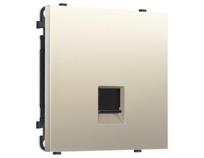 Комплект механизма телефонной розетки SIGMA Шёлк RJ-11 Ambrella Volt MS552030 (SP5520, PR190)