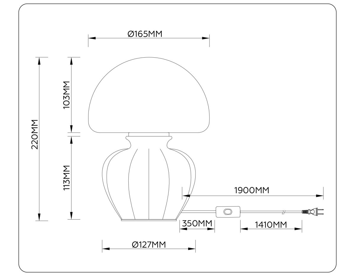 Настольная лампа Ambrella Light High Light Ceramo Modern LH53248